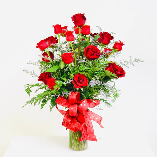 18 Long Stem Red Roses