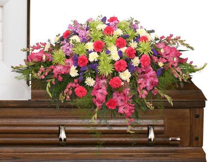 Eternal Beauty Casket Spray - Clayton Florist: The Florist At Plantation