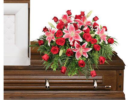 Dedication of Love Casket Spray - Clayton Florist: The Florist At Plantation