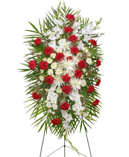 Graceful Funeral Spray - Clayton Florist: The Florist At Plantation