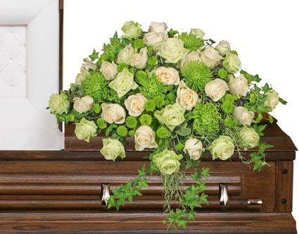 Overflowing Affection Casket Spray - Clayton Florist: The Florist At Plantation