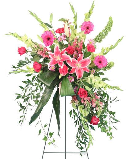 A Grateful Heart Funeral Spray - Clayton Florist: The Florist At Plantation