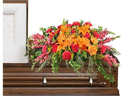 Triumphant Tribute Casket Spray - Clayton Florist: The Florist At Plantation