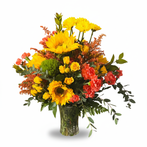 Golden Sunrise Vase