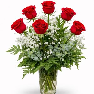 Half Dozen Red Roses
