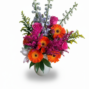 Vibrant Summer Gerbera Vase
